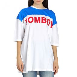 Ladies Oversized Tomboy Jersey T-Shirt, Brand Size 2