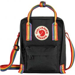 Kanken Rainbow Sling - Black Rainbow