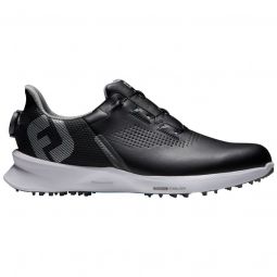 FootJoy Fuel BOA Golf Shoes - Black/Black/Blue 55449