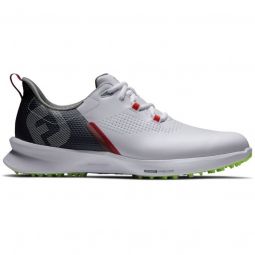 FootJoy Fuel Golf Shoes - White/Navy/Lime 55452