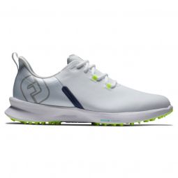 FootJoy Fuel Sport Golf Shoes - White/Navy 55453