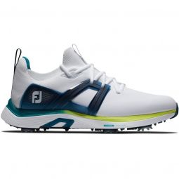 FootJoy HyperFlex Golf Shoes 2024 - White/Lime/Blue 51075