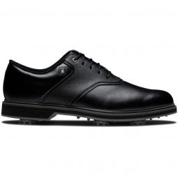 FootJoy Originals Golf Shoes - Black/Black 57024