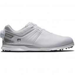 FootJoy Pro/SL Carbon BOA Golf Shoes - White/Silver 53085