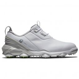FootJoy Tour Alpha Golf Shoes - White/Grey/Lime 55505