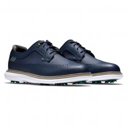 FootJoy Traditions Golf Shoes - Navy/Navy/Green 57911
