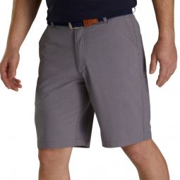 FootJoy Tonal Print Lightweight 9 Inch Golf Shorts - Lava