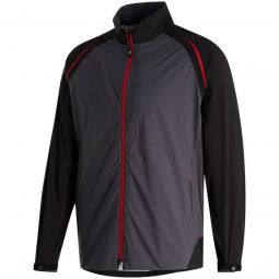 FootJoy DryJoys Select Golf Rain Jacket - Black/Charcoal/Red
