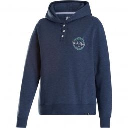 FootJoy Womens 2024 U.S. Open Crop Golf Hoodie - Navy