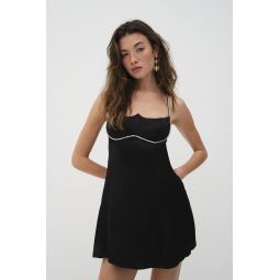 Elora Mini Dress - Black