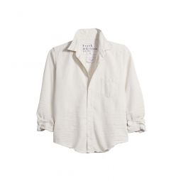 Barry Woven Button Up - Vintage White