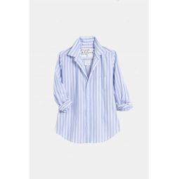 Tailored Button Up - Blue Stripe