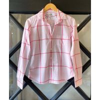 Barry Tailored Button Up Shirt - Pink/Magenta Plaid