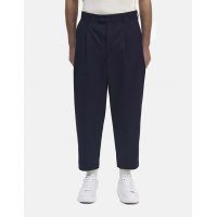 Tapered Trousers - Navy Blue