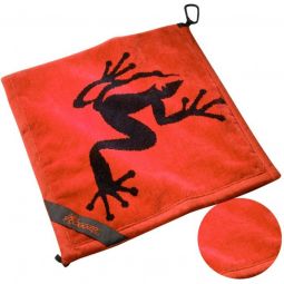 Frogger Amphibian Golf Towel - Red