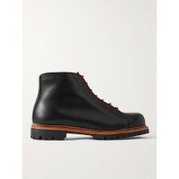 Edmund Shearling-Lined Leather Boots