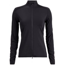 G/FORE Womens Silky Tech Nylon Ruched Full Zip Layer Golf Jacket