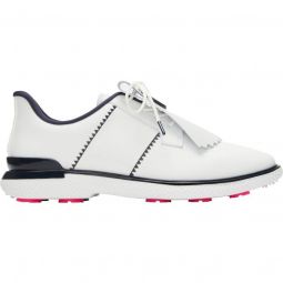 G/FORE Womens Gallivan2r Side Stripe Kiltie Golf Shoes 2024 - Snow/Twilight