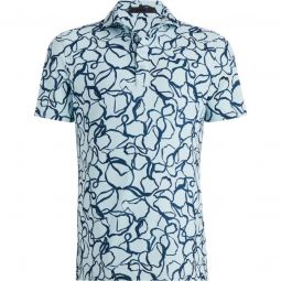 G/FORE Sketch Floral Tech Pique Golf Polo