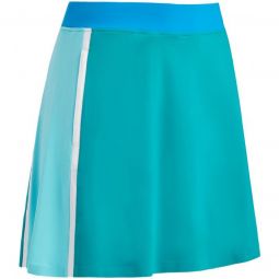 G/FORE Womens Colour Block Silky Tech Nylon A-Line Golf Skort