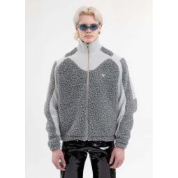 Gmbh Two-tone Fleece Jacket - Grey
