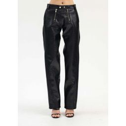 Gmbh Trousers With Double Zips - Black