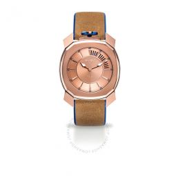 Quartz Frame One Rose Gold-tone Dial Unisex Watch