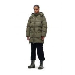 Recycled Polyester Oversized Puffer Midi Jacket
