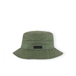 Green Quilted Tech Bucket Hat