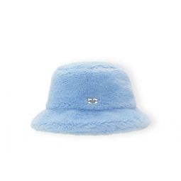 Light Blue Fluffy Tech Bucket Hat