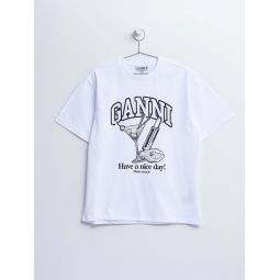 Future Heavy Jersey Cocktail T shirt - Bright White