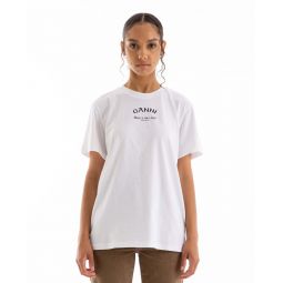 Thin Jersey Relax O Neck Shirt - BRIGHT WHITE