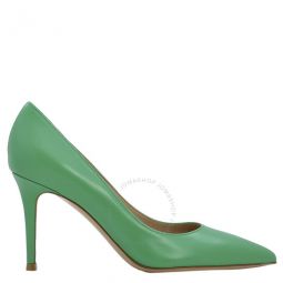 Ladies Gianvito 85 Pointed-Toe Pumps, Brand Size 37 ( US Size 7 )
