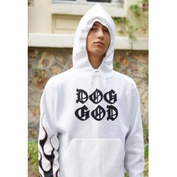 SS23 Dog God Hoody sweater - white