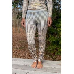Nonna Knit Leggings - Low Tide Print