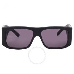 Grey Rectangular Unisex Sunglasses