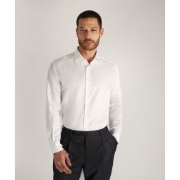 Slim-fit Oxford cotton shirt