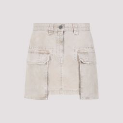 Worker Mini Skirt - Nude/Neutrals