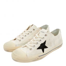 Deluxe Brand V Star Canvas Sneakers - White