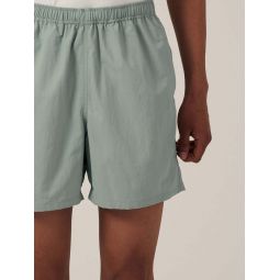 Active Nylon 5 Shorts- Aqua Grey