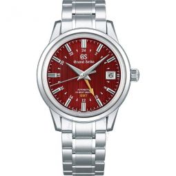 Elegance Automatic Red Dial Unisex Watch