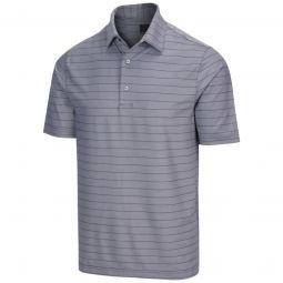 Greg Norman Freedom Micro Pique Stripe Stretch Golf Polo - ON SALE