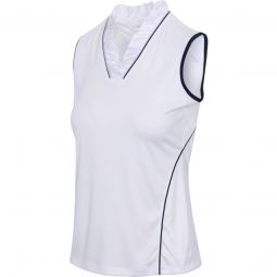 Greg Norman Womens ML75 Labyrinth Sleeveless Golf Polo