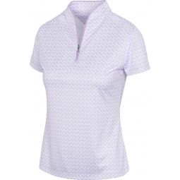 Greg Norman Womens ML75 Microlux Fan Golf Polo