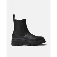 Womens Grenson Milly Chelsea Boot Vegan Faux Leather - Black