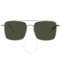 Green Pilot Mens Sunglasses GG0610SK-003 56
