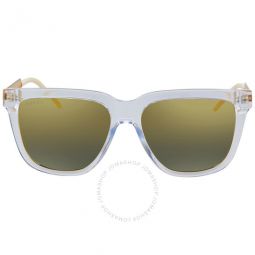 Gold Square Mens Sunglasses