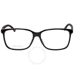 Clear Demo Square Mens Eyeglasses GG0426OA-005 58