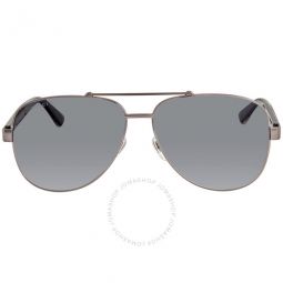 Polarized Grey Pilot Mens Sunglasses