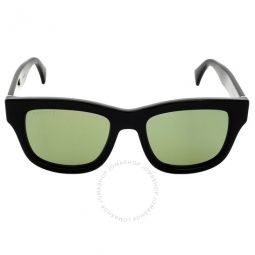 Polarized Green Square Mens Sunglasses